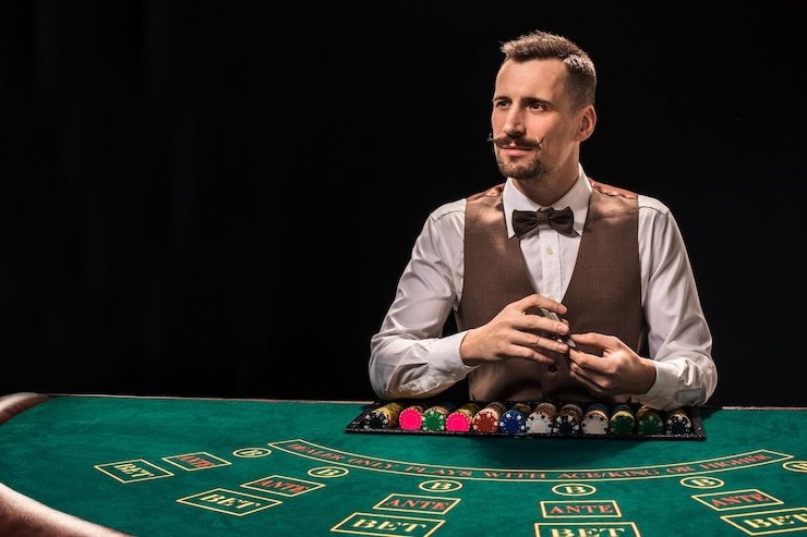 Meja blackjack langsung dengan dealer profesional cupang cuan